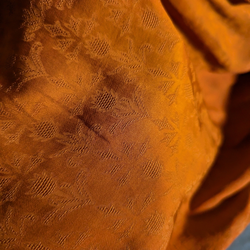 Gorgeous golden orange Anthropologie top - M